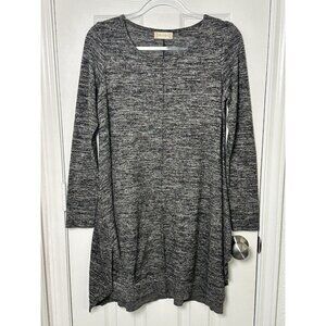altar'd‎ state Tunic Dress Black Gray Size Small Long Sleeve